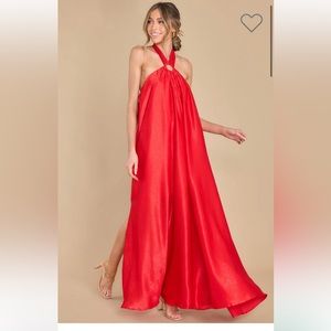 Covered by Love Red Maxi Dress